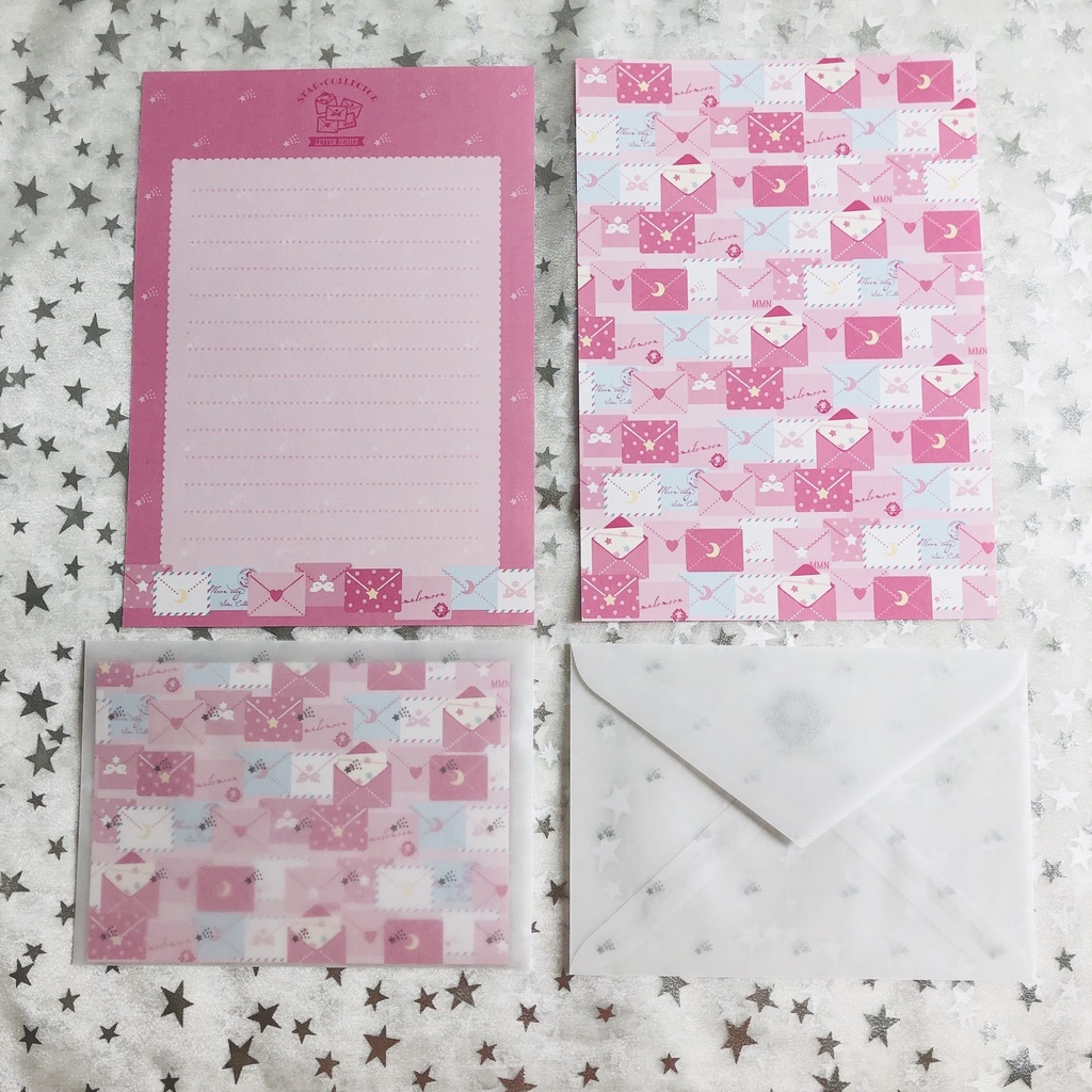 STAR COLLECTOR LETTER SERIES pink rabbit