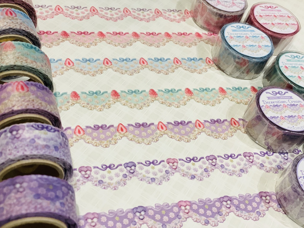 Decoration Cream 型抜きマステ