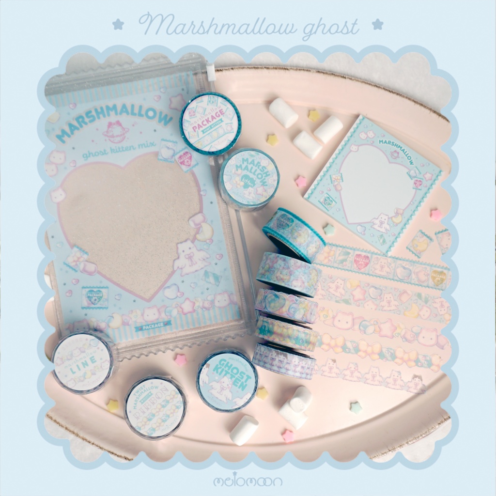 MARSHMALLOW GHOST SET