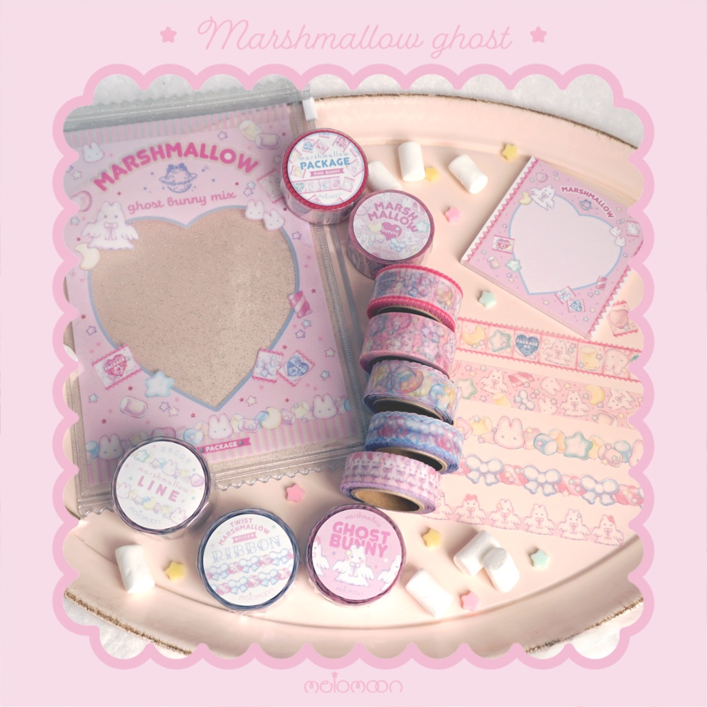 MARSHMALLOW GHOST SET