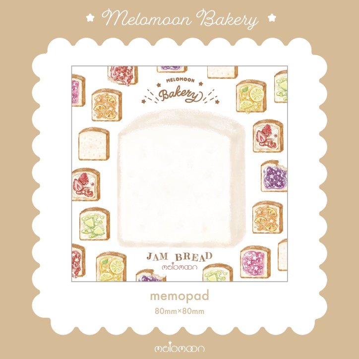 食パン マスキングテープ / メモ帳 - melomoon - BOOTH