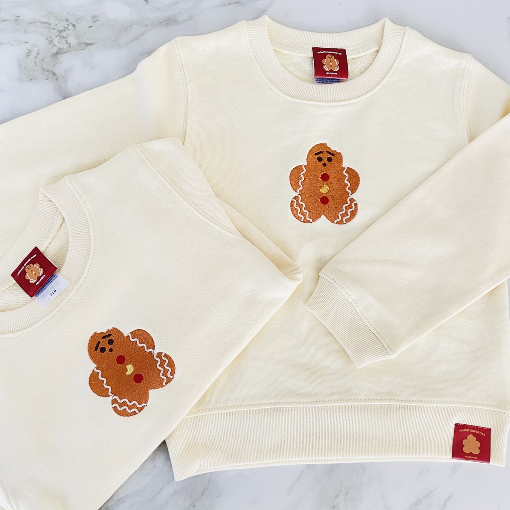 かじられジンジャーマンカーディガン