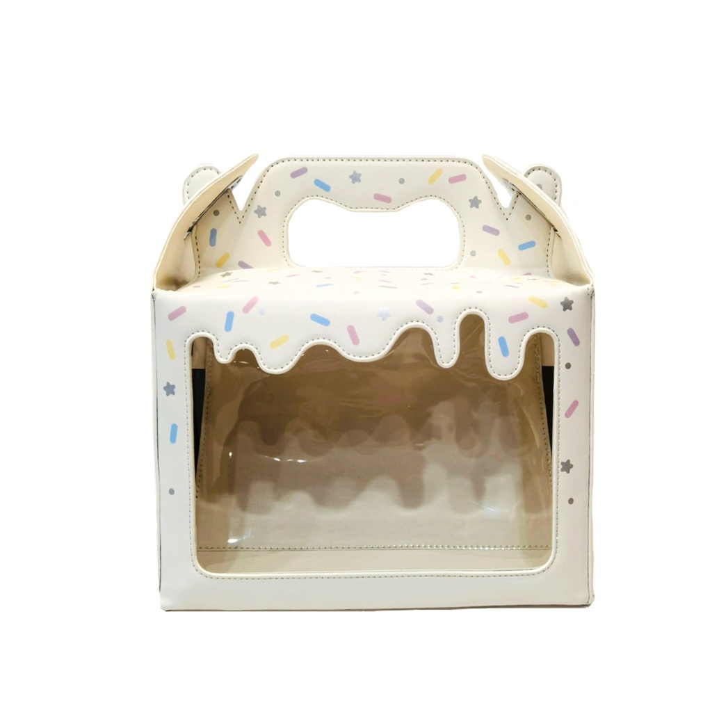 ケーキボックス型ぬいバッグ