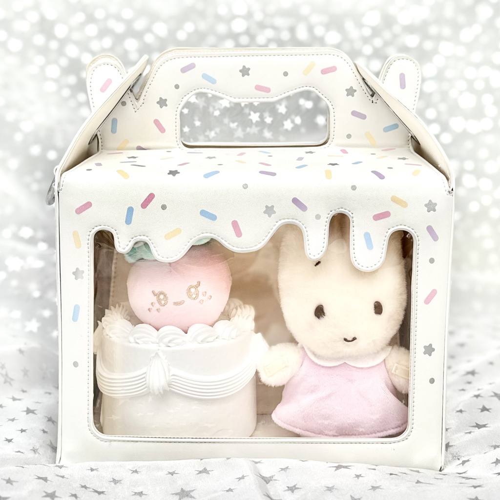 ケーキボックス型ぬいバッグ