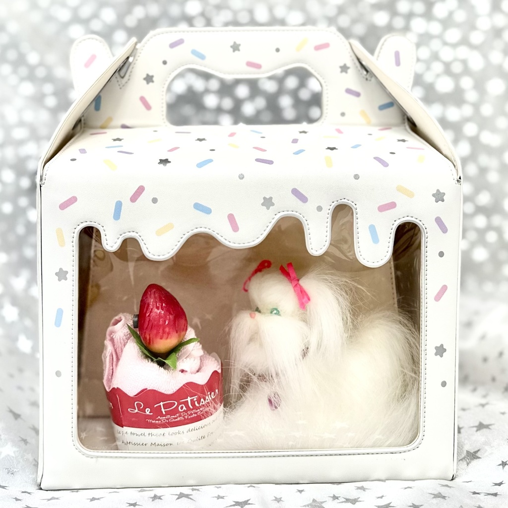 ケーキボックス型ぬいバッグ