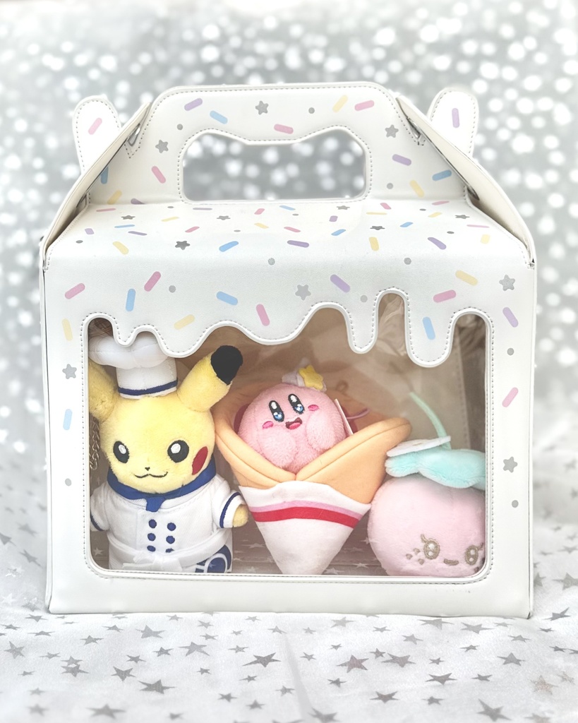 ケーキボックス型ぬいバッグ