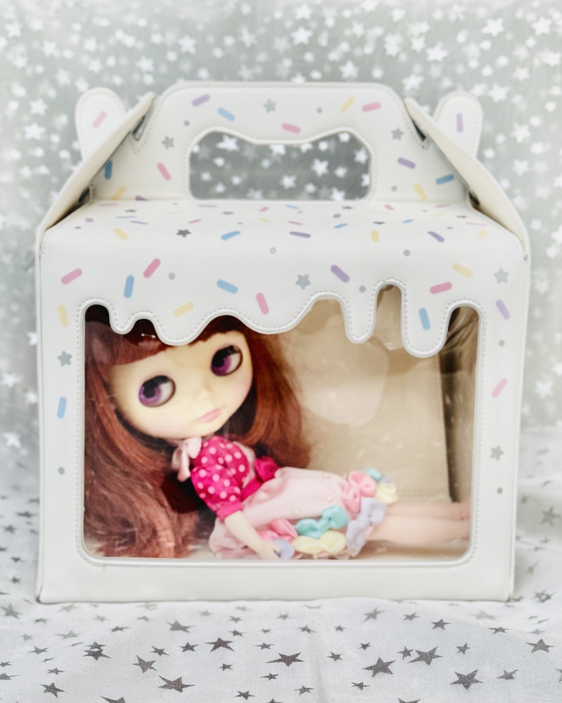 ケーキボックス型ぬいバッグ