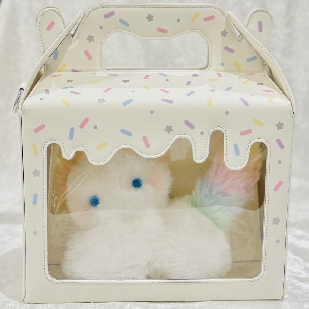 ケーキボックス型ぬいバッグ