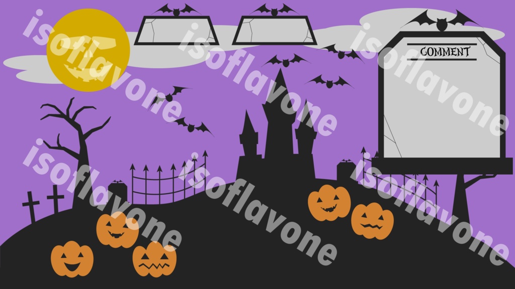 ハロウィン配信背景