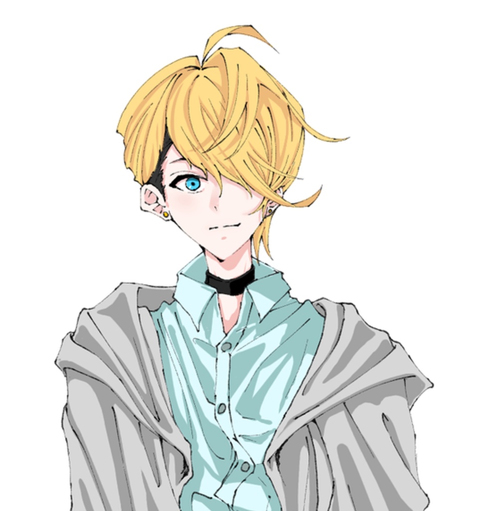 【立ち絵】 金髪の男の子