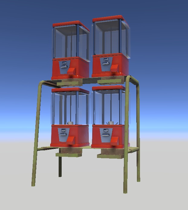 【VRChat】レトロなガチャガチャ