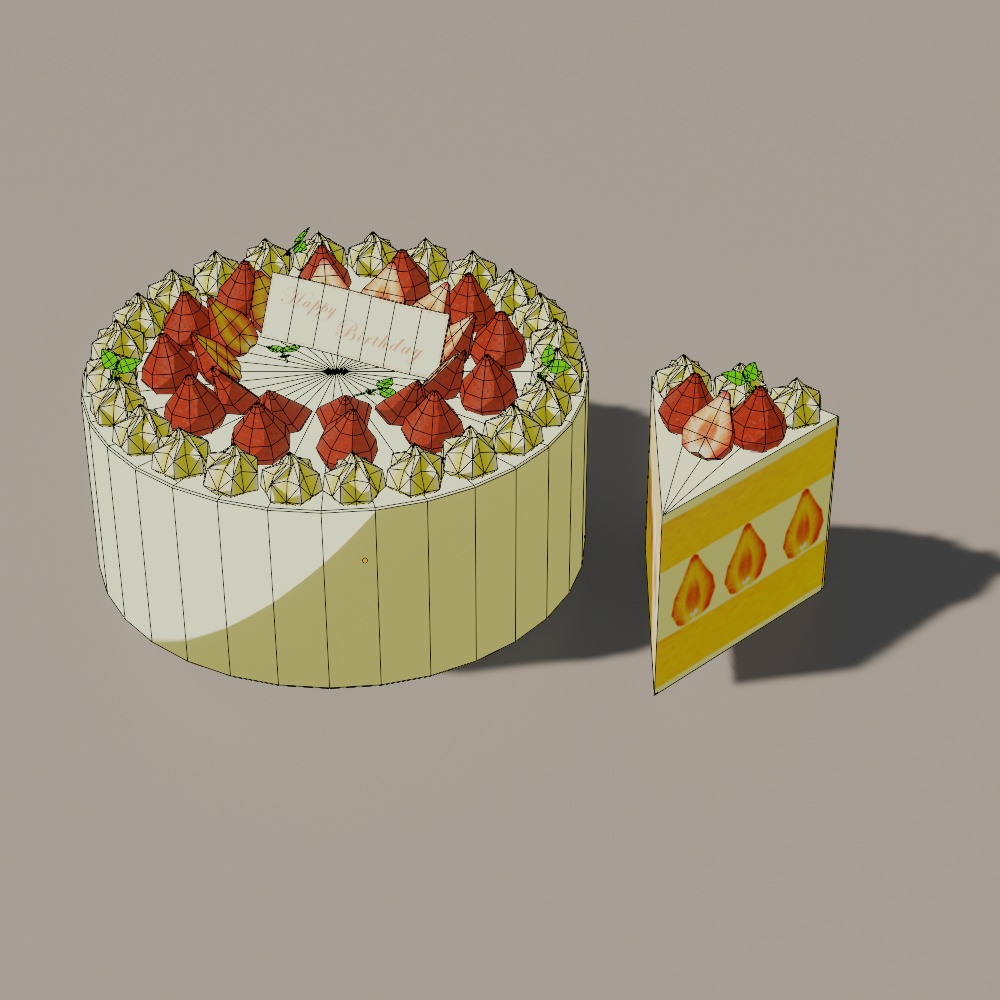 バースデーケーキセット