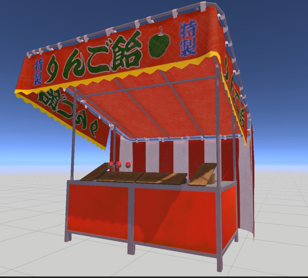 『VRChat』夏祭り屋台セット (32点)