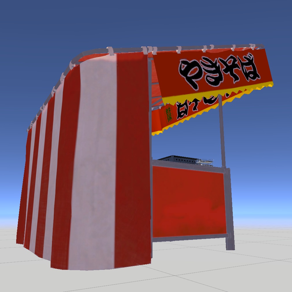 『VRChat』夏祭り屋台セット (32点)