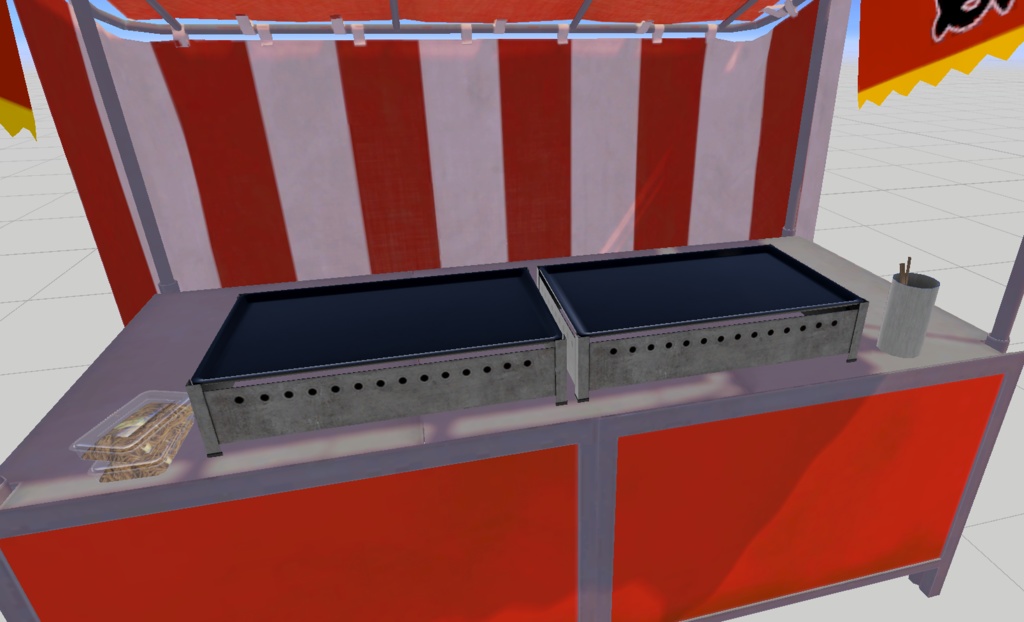 『VRChat』夏祭り屋台セット (32点)