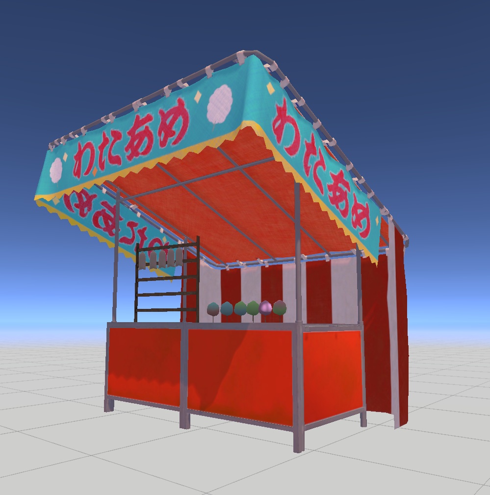 『VRChat』夏祭り屋台セット (32点)