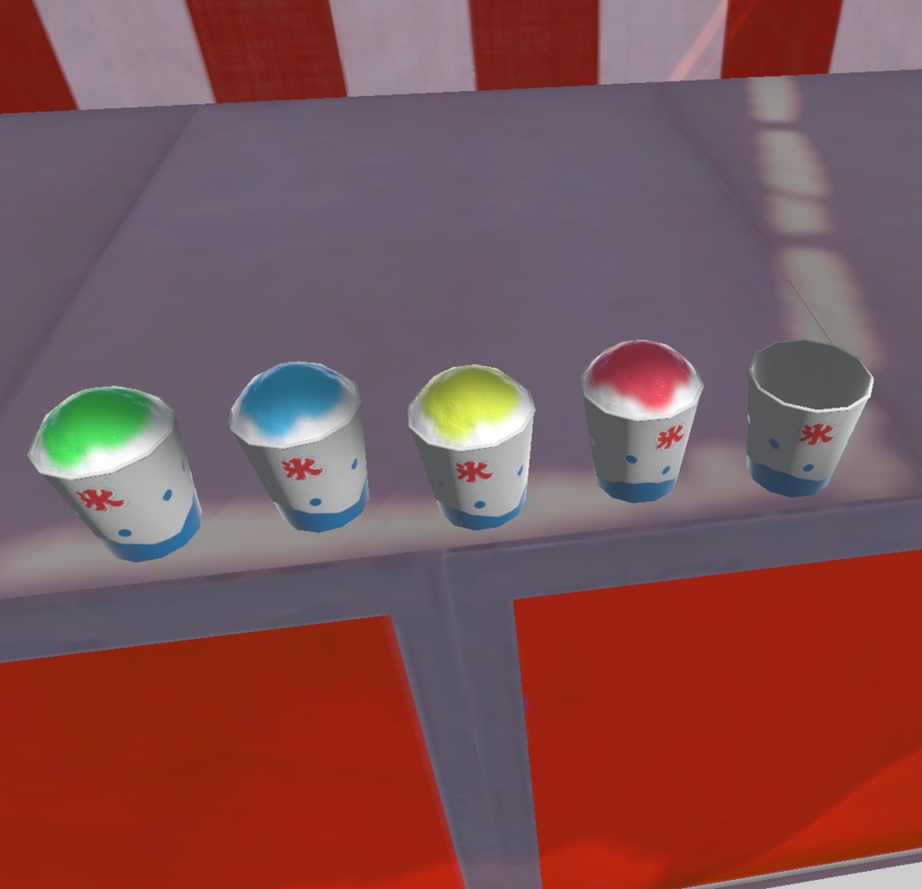 『VRChat』夏祭り屋台セット (32点)