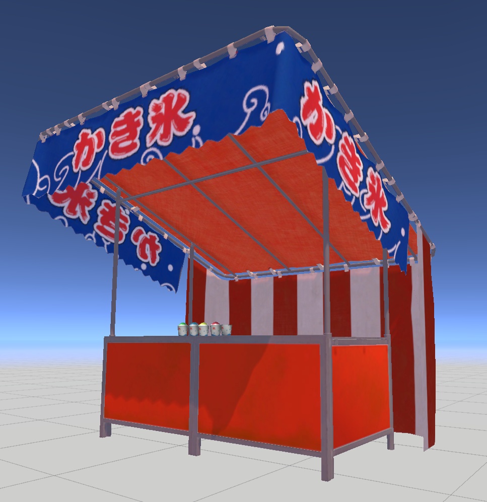 『VRChat』夏祭り屋台セット (32点)