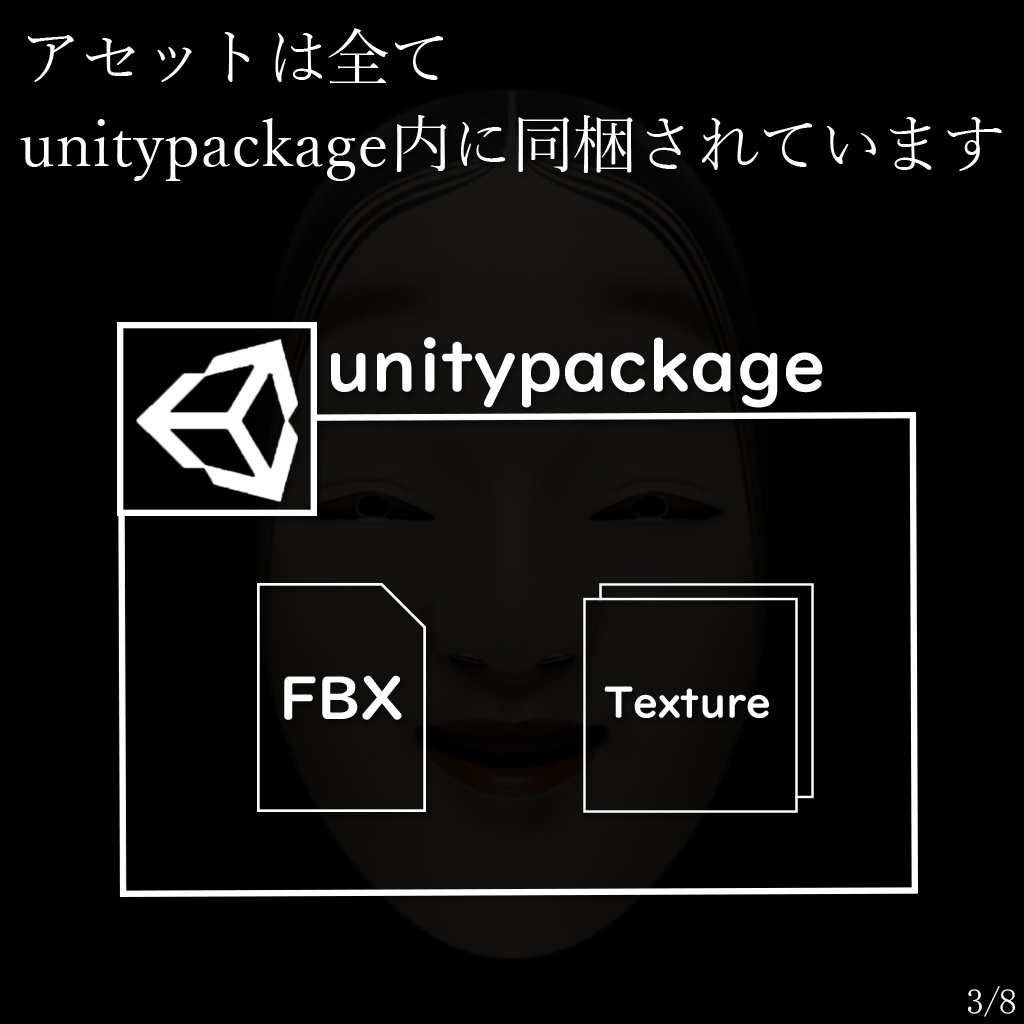 『VRChat』小面 -Koomote-