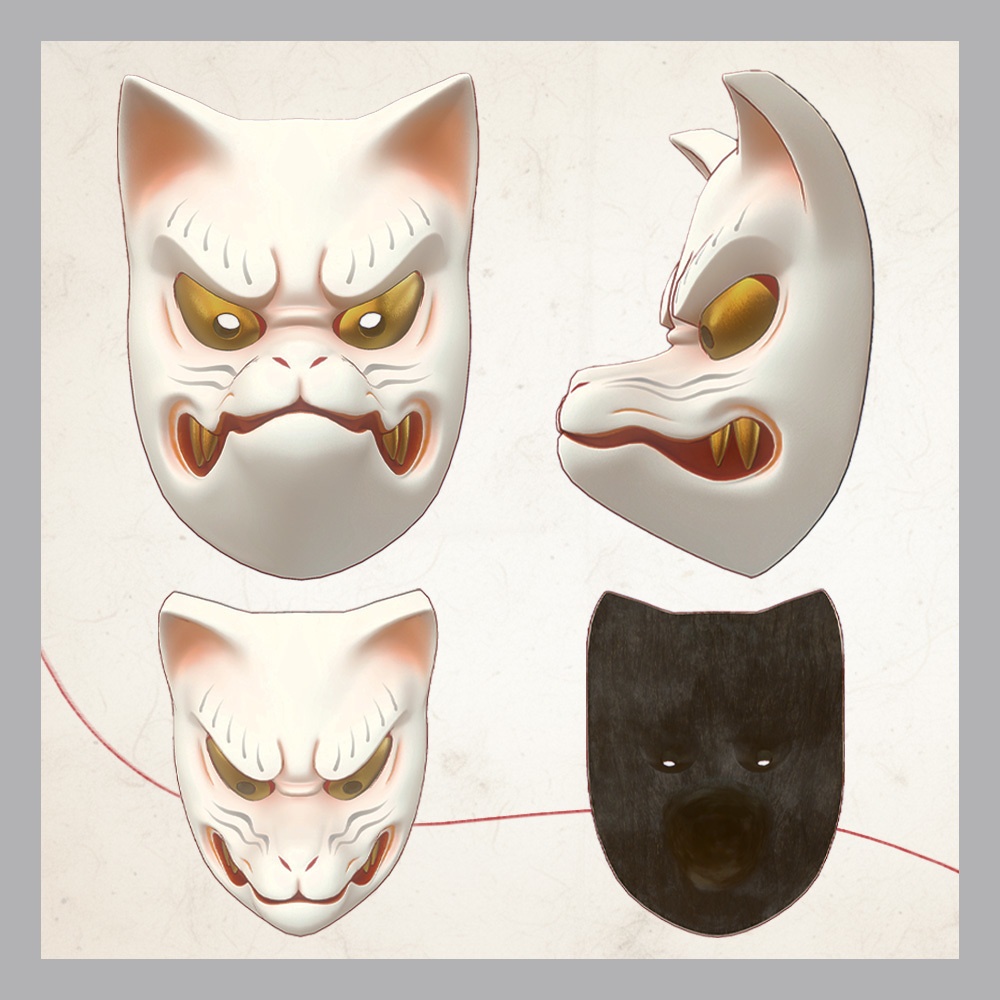 『VRChat』新狐面