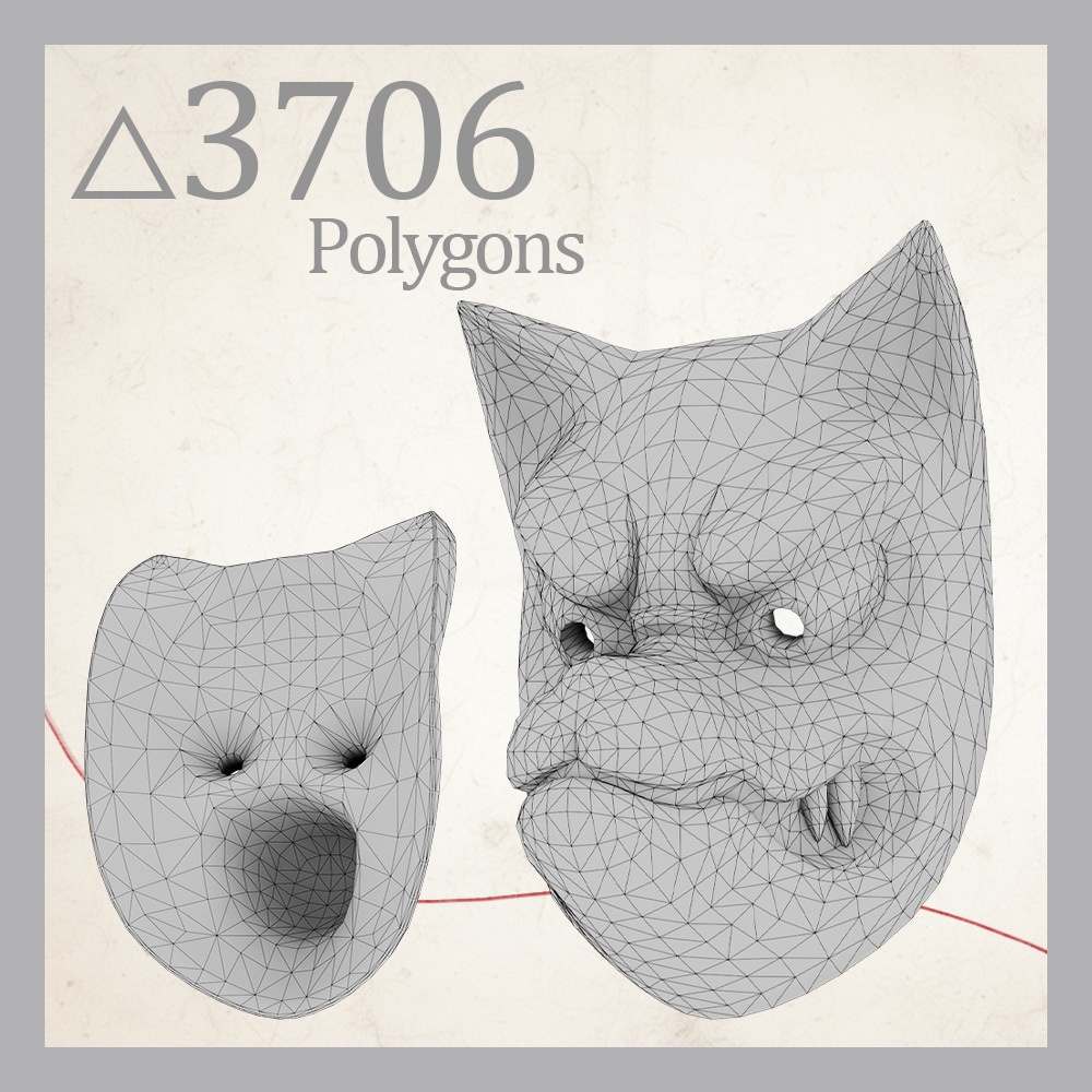 『VRChat』新狐面