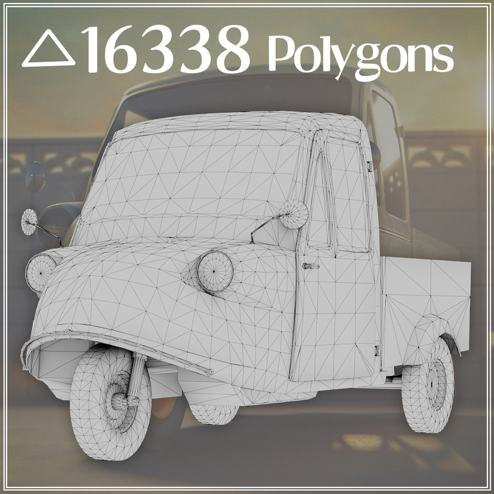 『VRChat』駄菓子屋アセット 第一弾 オート三輪車