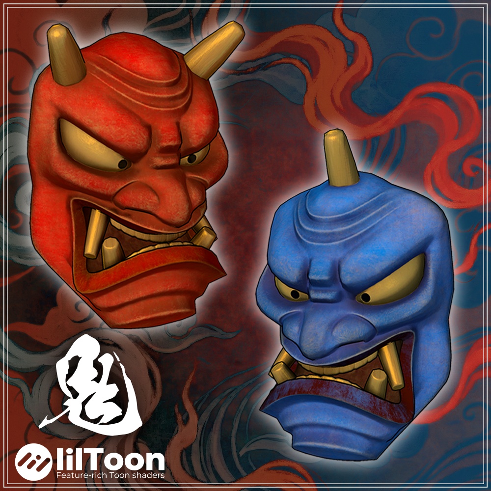 『VRChat』鬼のお面