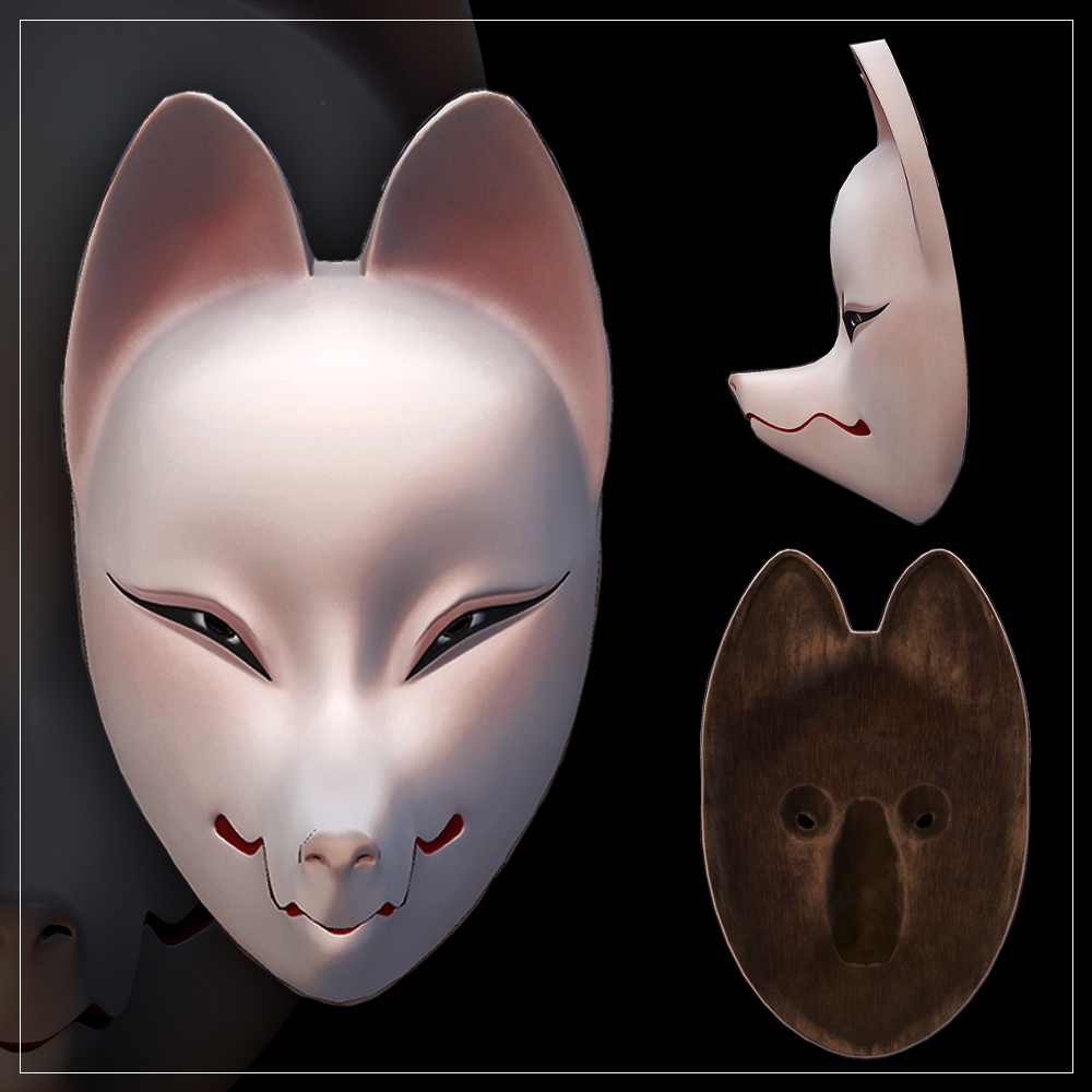 『VRChat』妖狐のお面