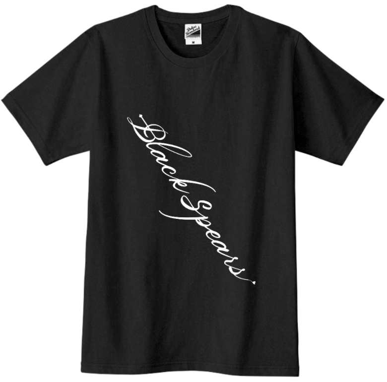 "復刻"まかいライブ限定グッズオリジナルTシャツ(BlackSpears)