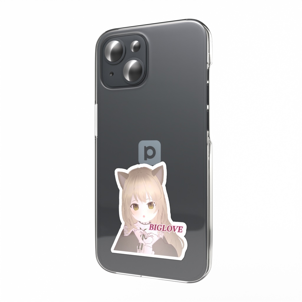 世界でイチバンお猫様!𝑩𝑰𝑮𝑳𝑶𝑽𝑬ステッカー