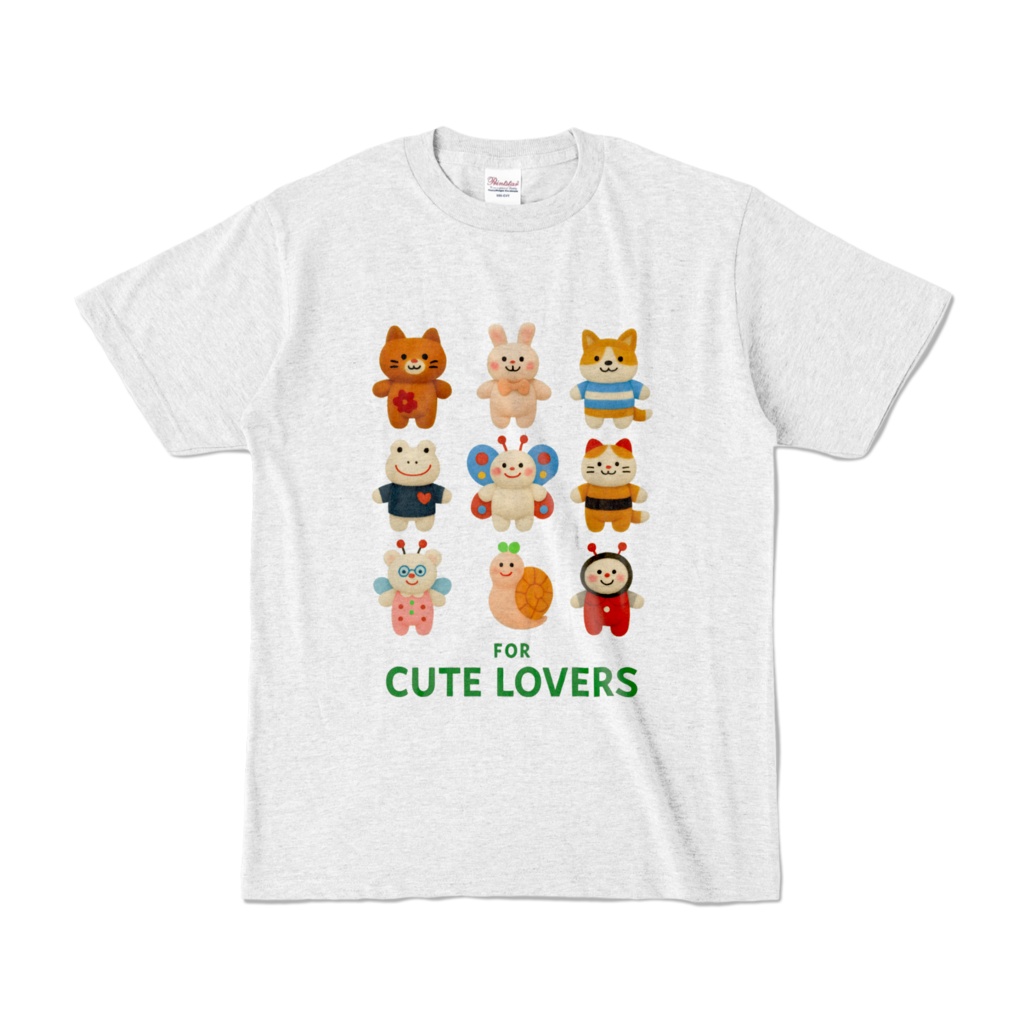 FOR CUTE LOVERS – かわいいぬいぐるみコレクション Tシャツ