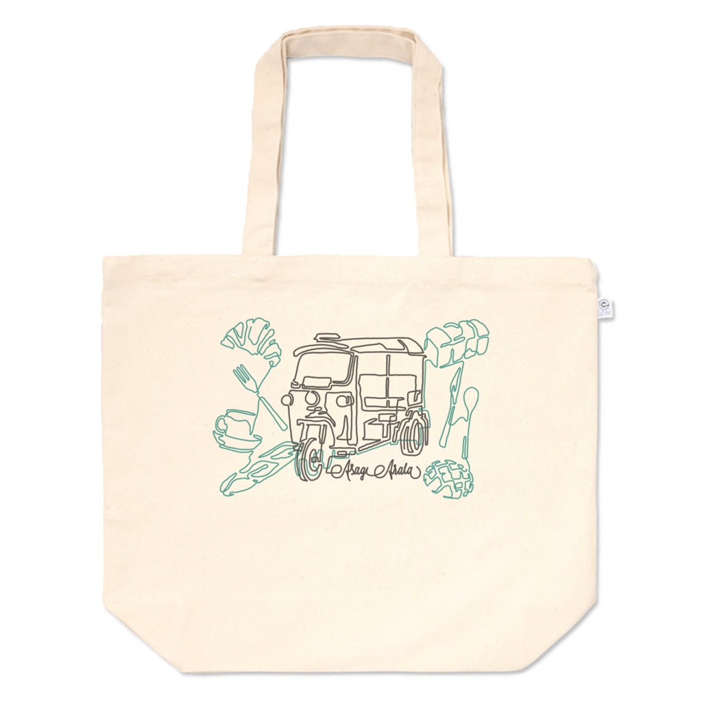 浅葱の好きなトゥクトゥクのトートバック