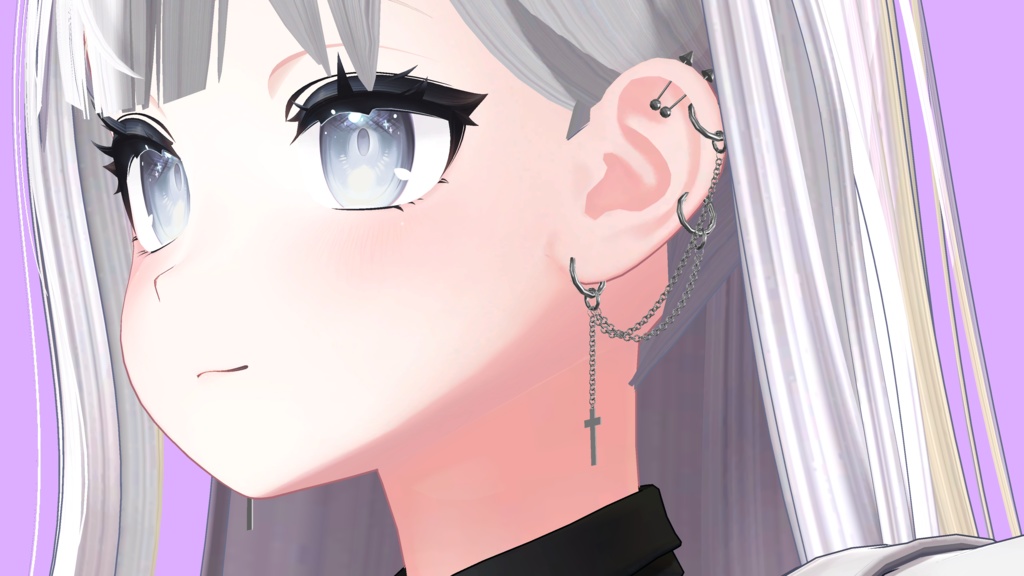 【VRChat】Punk Earrings