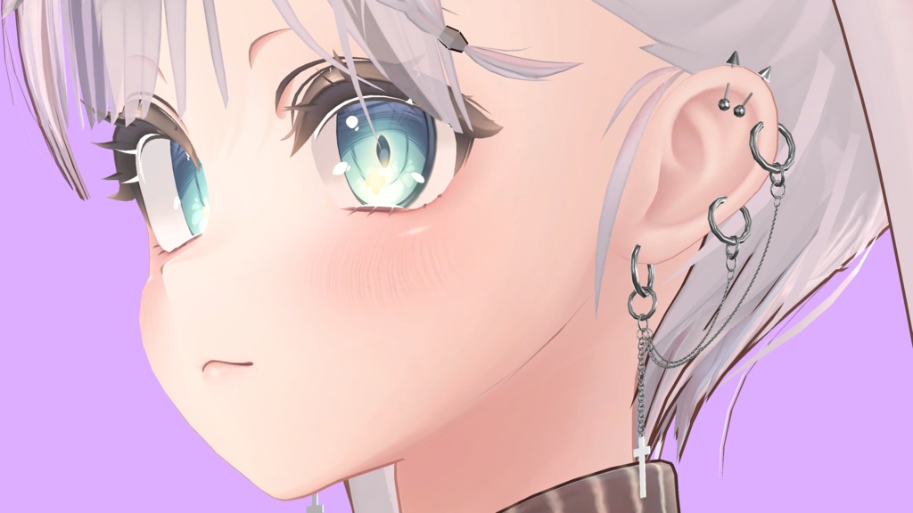 【VRChat】Punk Earrings