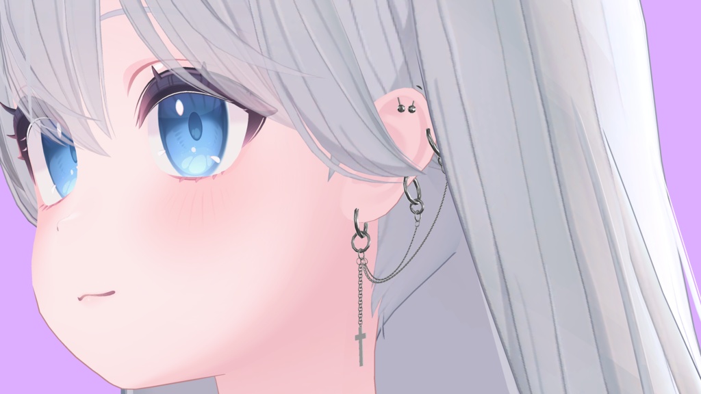【VRChat】Punk Earrings