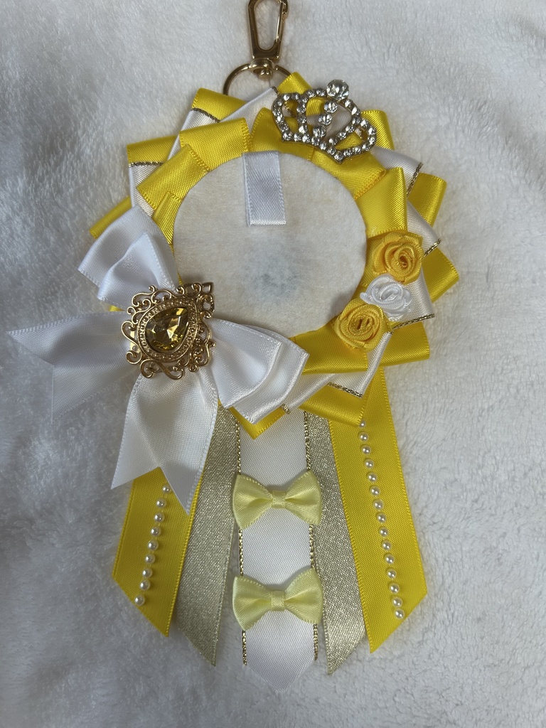 ロゼット黄色×白