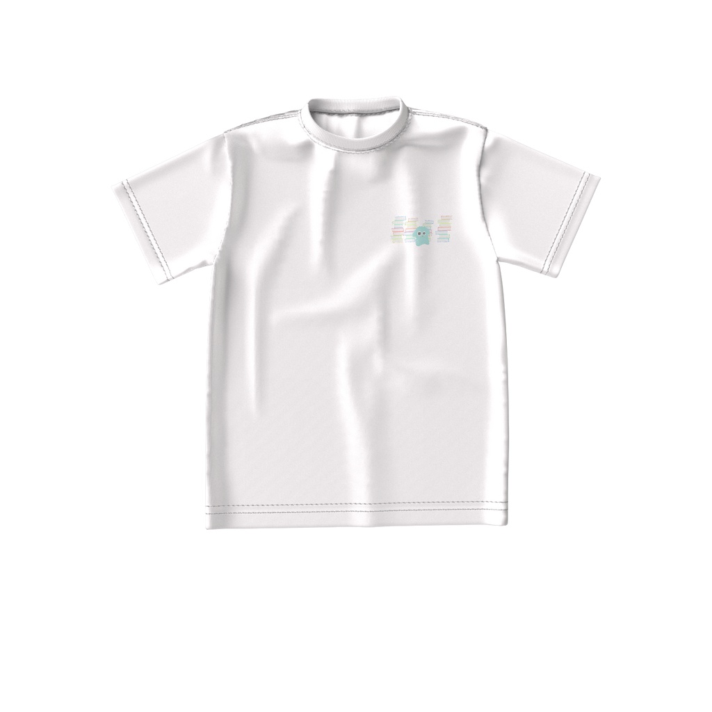 ドット絵風てきとう君積読ビッグシルエットTシャツ