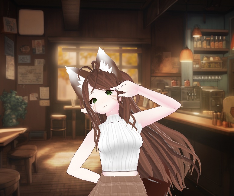[FREE] Sleeveless White Sweater