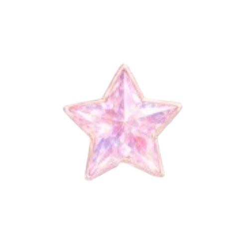 きらきら3Dピンク|デジタルコラージュ素材セット|miel by hucci
