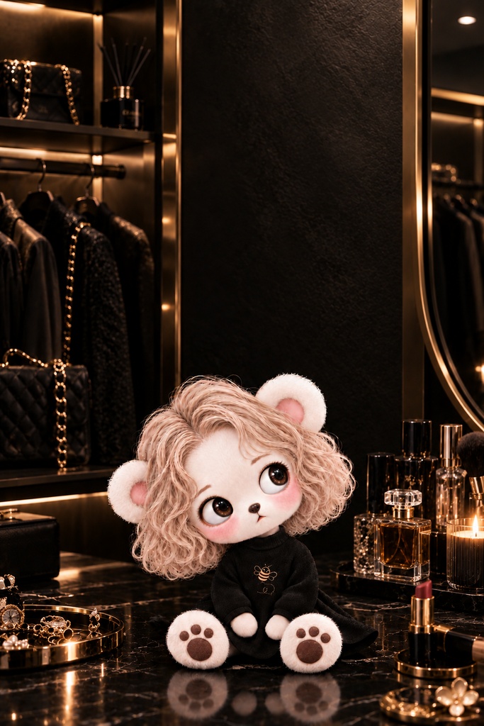 Black Miel|大人可愛いキラキラスマホ壁紙|ブラック×ゴールド|iPhone・Android対応|miel by hucci