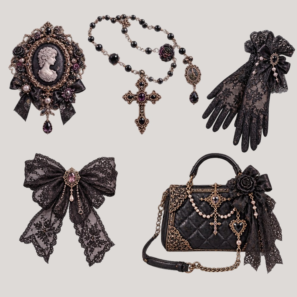 Miel Gothic Lolita Collection|ゴシックロリータ PNG素材21アイテム