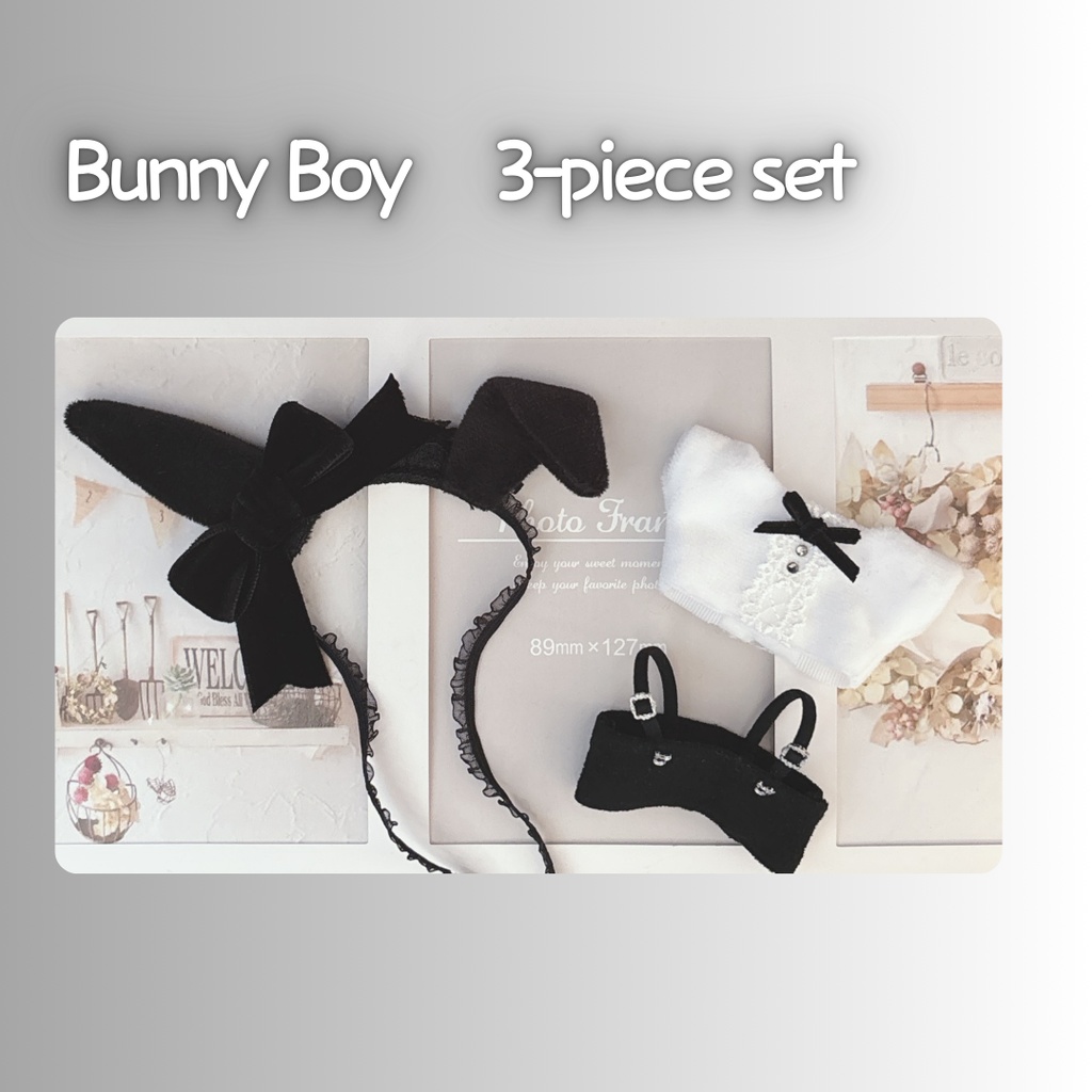 バーニーボーイ風 セットアップ 片耳折れ