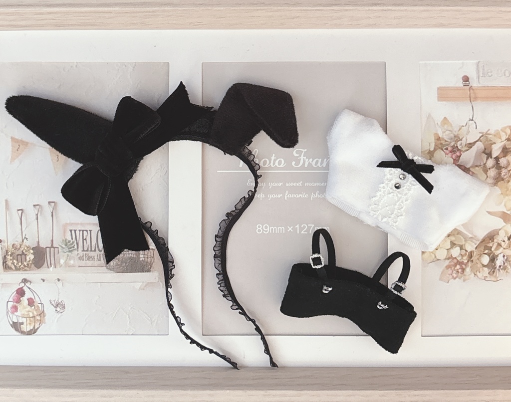 バーニーボーイ風セットアップ 片耳折れ