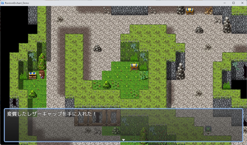 【RPGツクールMZ】ランダムエンチャント+装備合成プラグイン デモプロジェクト