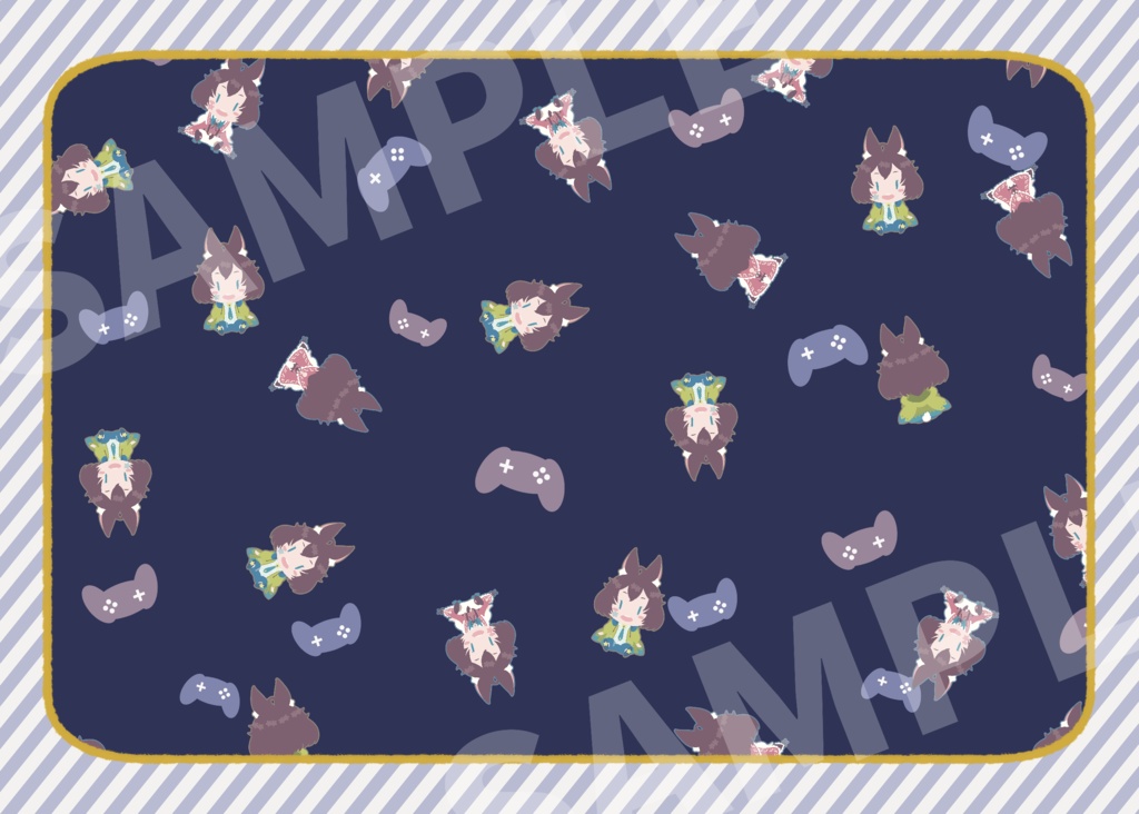 ふかふかブランケット:itoちゃん〔レトロポップ〕