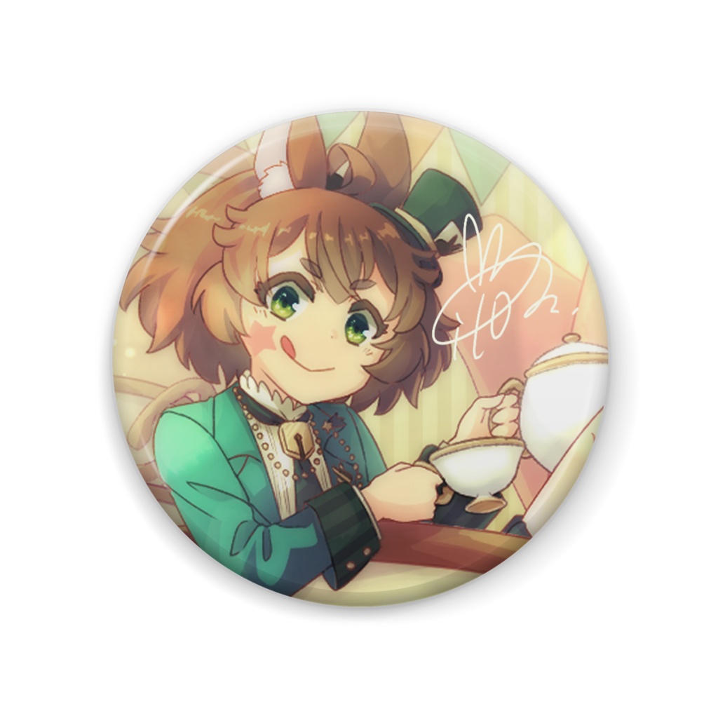 缶バッジ:〔Tea Time〕