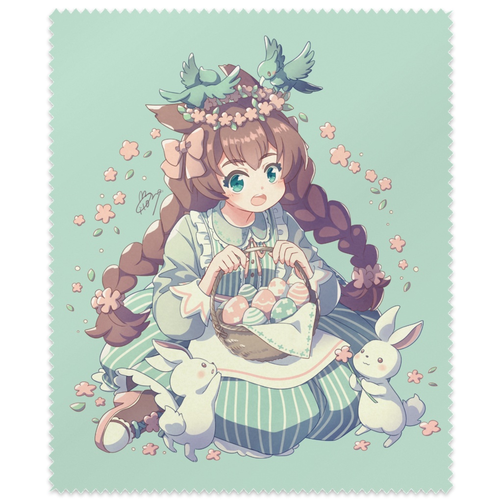 イースターメガネ拭き