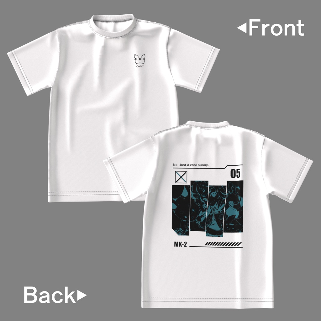 5周年記念:ビッグシルエットTシャツ(白)