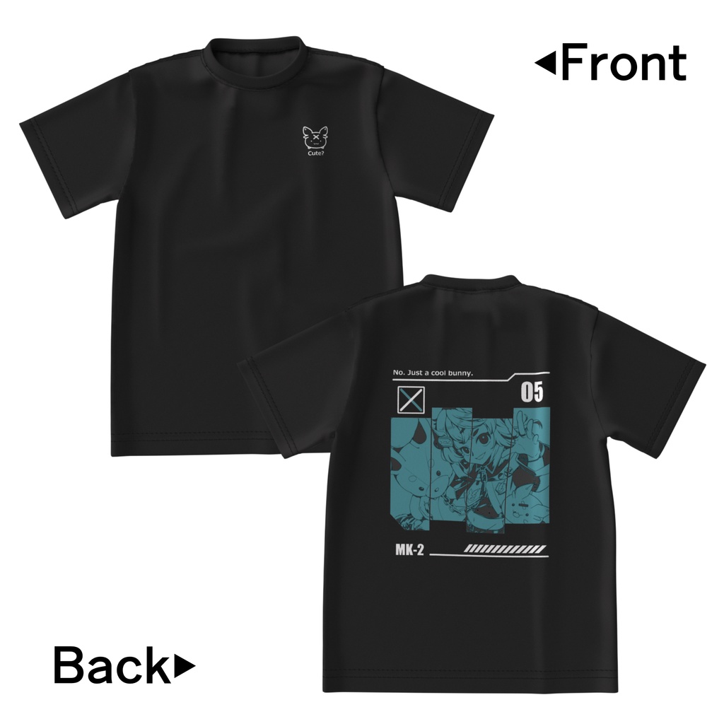 5周年記念:ビッグシルエットTシャツ(黒)