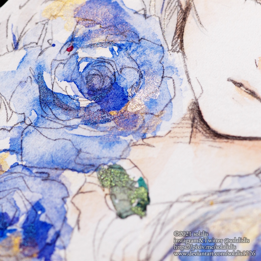 (sold out)水彩原画 1点物